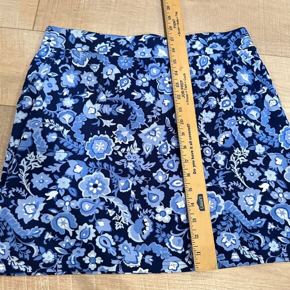 CROFT & BARROW WOMENS BLUE SKORT MEDIUM - Picture 3 of 9
